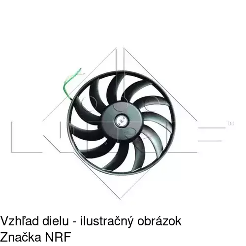 Ventilátory chladičov POLCAR 133823W1