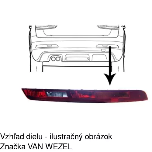 Zadné svetlo POLCAR 13X3885U - obr. 2