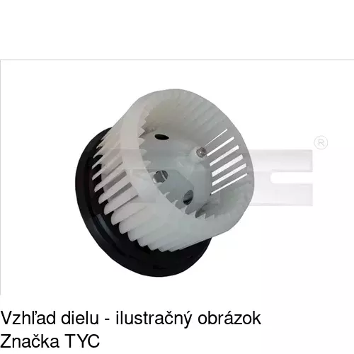 Ventilátory kúrenia POLCAR 1404NU1X