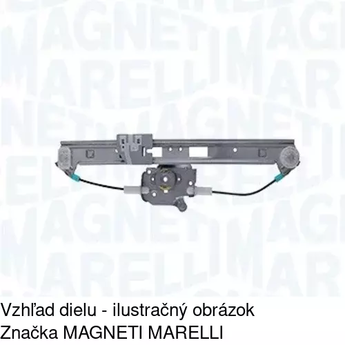 Mechanizmus sťahovania okna elektrický bez motora POLCAR 2008PSG3 - obr. 3