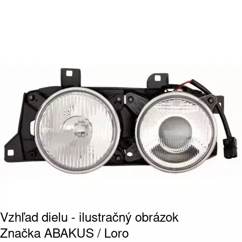 Hlavný reflektor 2015091E /POLCAR/ - obr. 1