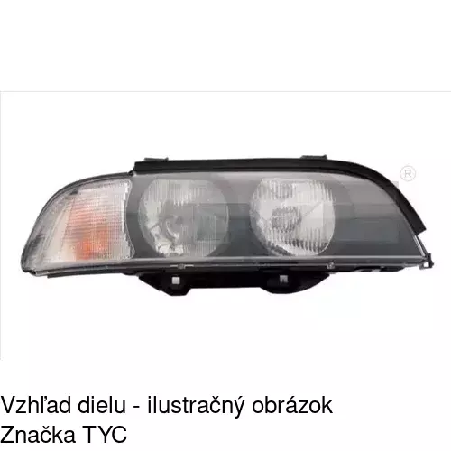 Hlavný reflektor POLCAR 2016100E