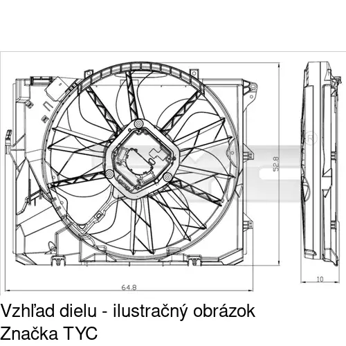 Ventilátory chladičov POLCAR 204023W1