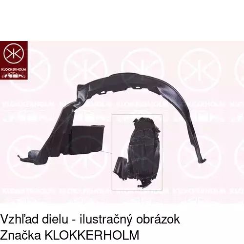 Podblatník (plast) POLCAR 2301FP1T