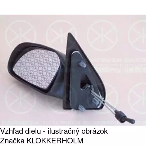 Vonkajšie zrkadlo POLCAR 2306521E - obr. 1