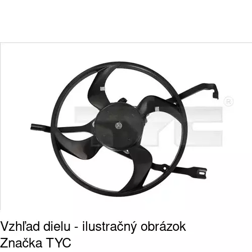 Ventilátory chladičov POLCAR 231523W1