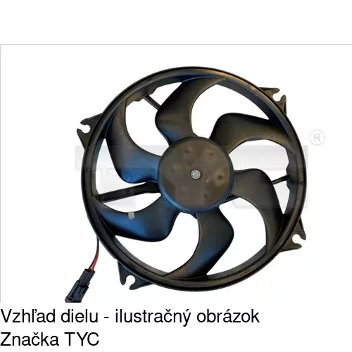 Ventilátory chladičov POLCAR 231623W2