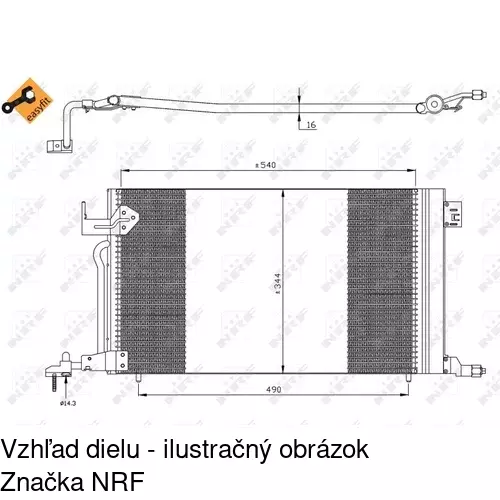 Chladiče klimatizácie POLCAR 2326K8C1S - obr. 2