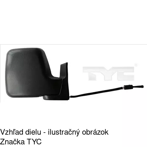 Vonkajšie zrkadlo POLCAR 2395521E - obr. 2