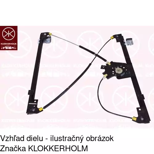 Elektrický mechanizmus okna dverí POLCAR 2397PSE2 - obr. 1