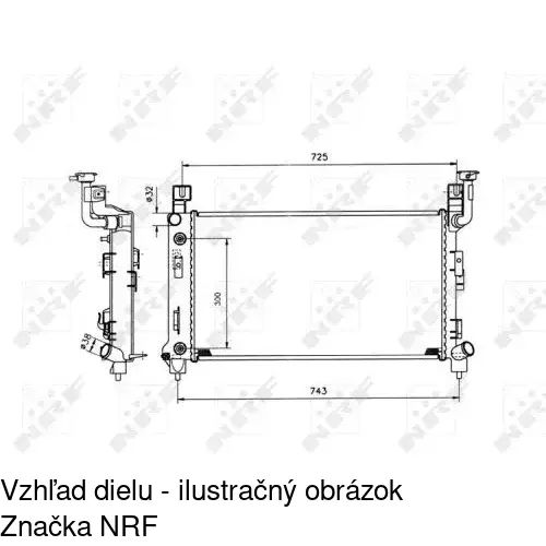 Chladiče vody POLCAR 240008-3