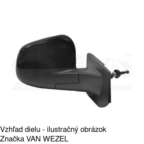 Vonkajšie zrkadlo POLCAR 2502521E - obr. 2