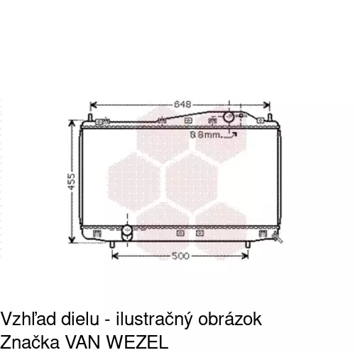 Chladiče vody POLCAR 251108-1 - obr. 1