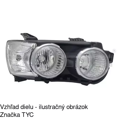 Hlavný reflektor POLCAR 25B110-E