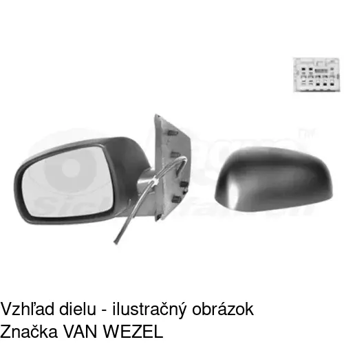 Vonkajšie zrkadlo POLCAR 2711514S - obr. 4