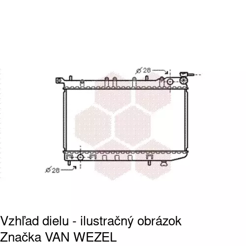 Chladiče vody POLCAR 272908-3 - obr. 1