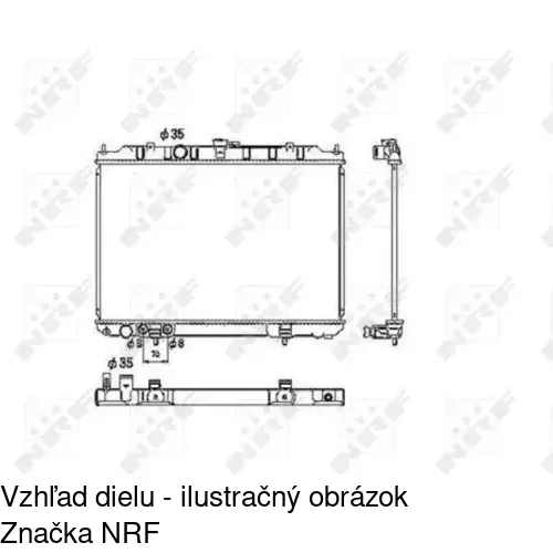 Chladiče vody POLCAR 274608-3