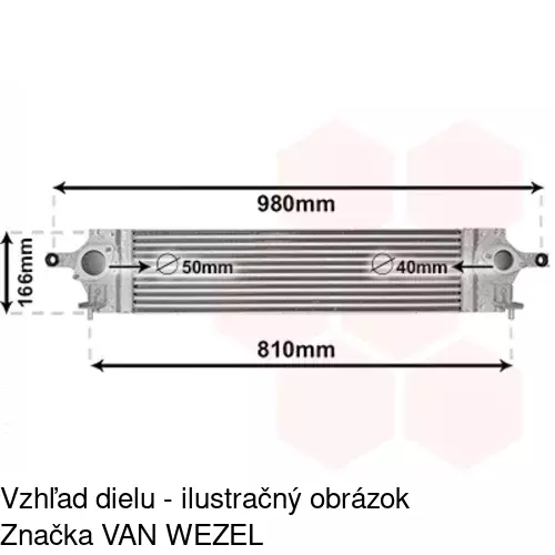 Chladiče vzduchu (Intercoolery) POLCAR 2751J8-1 - obr. 5