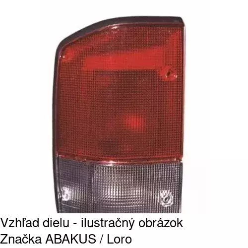 Zadné svetlo POLCAR 2775881E