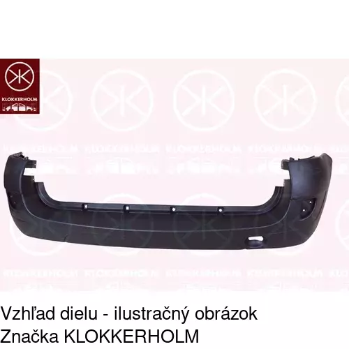 Zadný nárazník POLCAR 280096-5