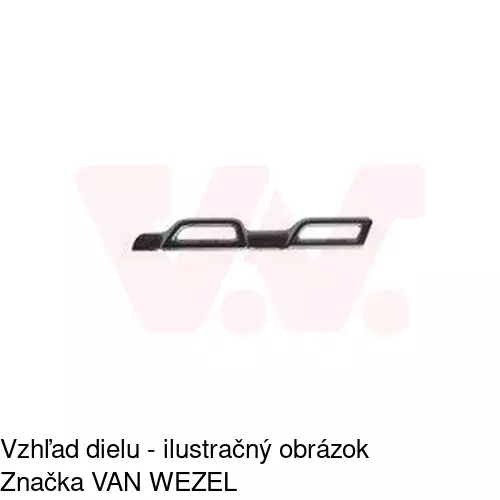 Lišta masky POLCAR 28200511