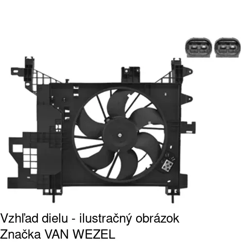 Ventilátory chladičov POLCAR 282023W2 - obr. 1