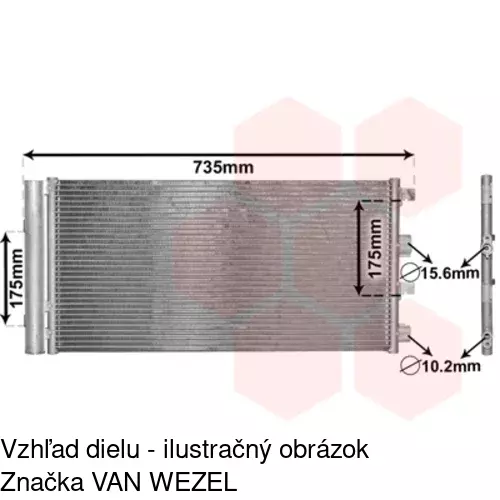 Chladiče klimatizácie POLCAR 2820K8C1 - obr. 3