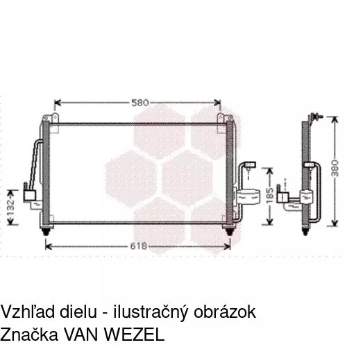 Chladiče klimatizácie POLCAR 2923K8C1 - obr. 2