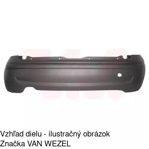 Zadný nárazník POLCAR 300396-Q - obr. 2