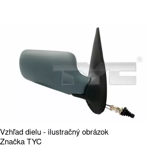 Vonkajšie zrkadlo POLCAR 3005521E