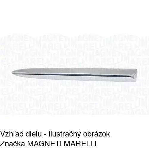 Lišta nárazníka 30350711 /POLCAR/ - obr. 1