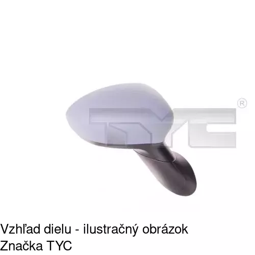 Vonkajšie zrkadlo POLCAR 3035526S - obr. 5