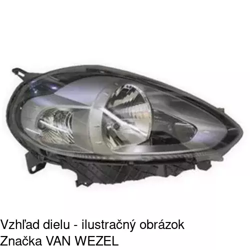 Hlavný reflektor POLCAR 3036101E - obr. 5