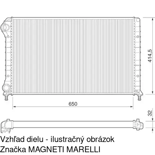 Chladiče vody POLCAR 304008-3