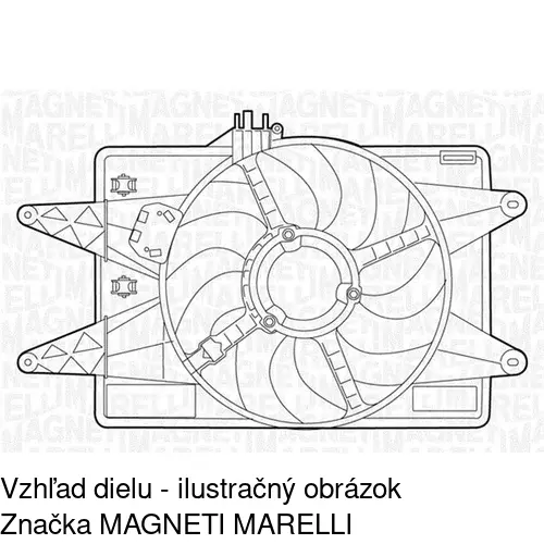 Ventilátory chladičov POLCAR 304023W4X