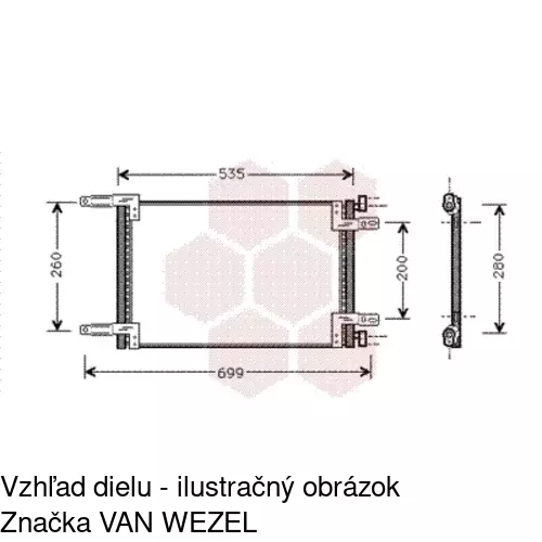 Chladiče klimatizácie POLCAR 3040K82X - obr. 4