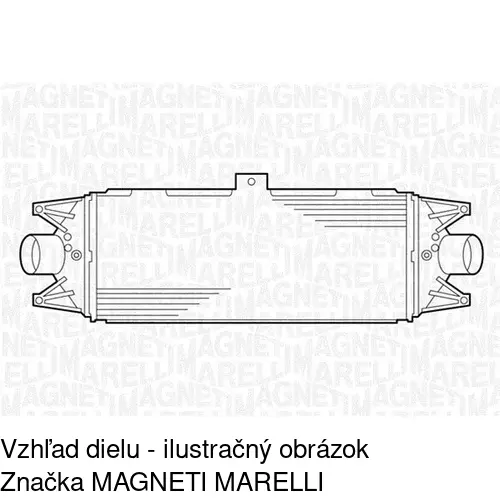 Chladiče vzduchu (Intercoolery) POLCAR 3052J81X