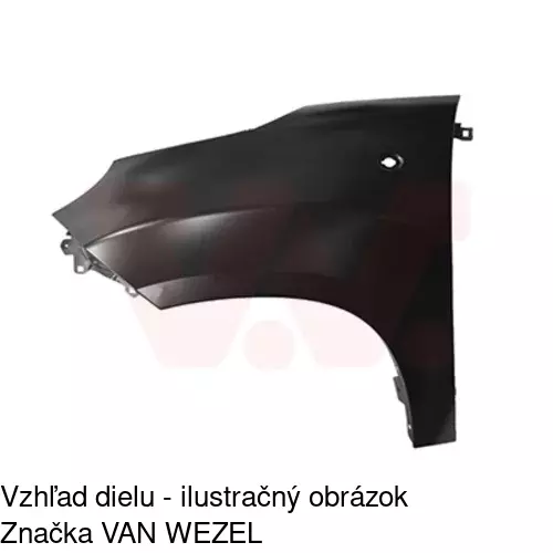 Predný blatník POLCAR 30L101