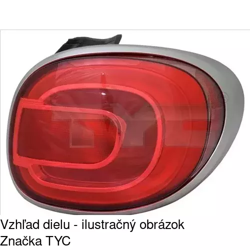 Zadné svetlo POLCAR 30L1881U