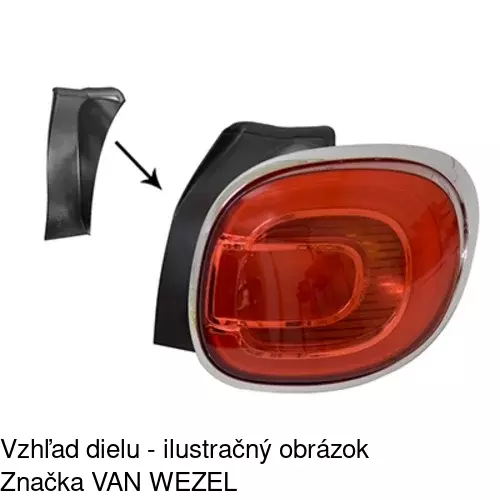 Zadné svetlo 30L1881U /POLCAR/ - obr. 4