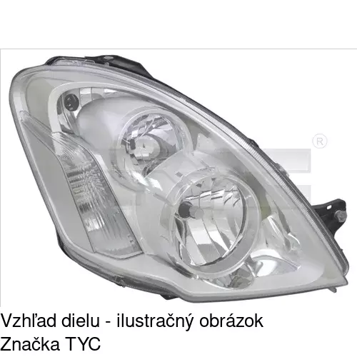 Hlavný reflektor POLCAR 30N110-E