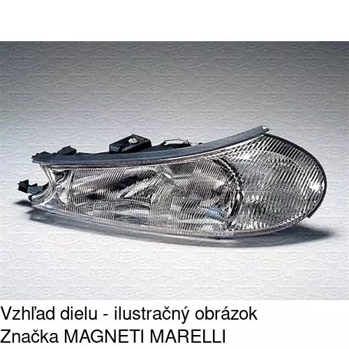 Hlavný reflektor 3217101U /POLCAR/ - obr. 2
