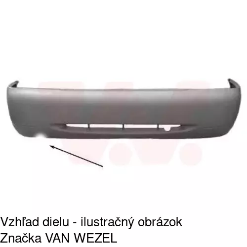 Zadný nárazník POLCAR 321796-Q