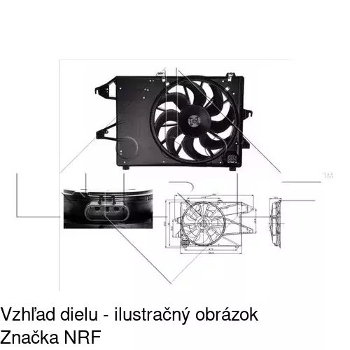 Ventilátory chladičov POLCAR 321823W1 - obr. 2