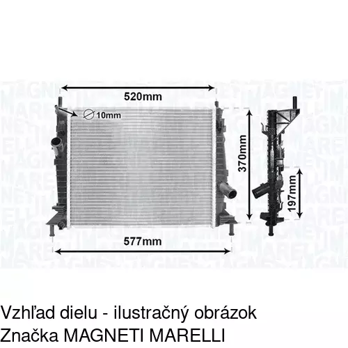 Chladiče vody POLCAR 323508-1