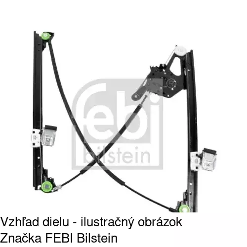 Mechanizmus sťahovania okna elektrický bez motora POLCAR 3240PSG2 - obr. 3