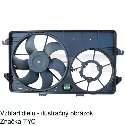 Ventilátory chladičov POLCAR 325623W2