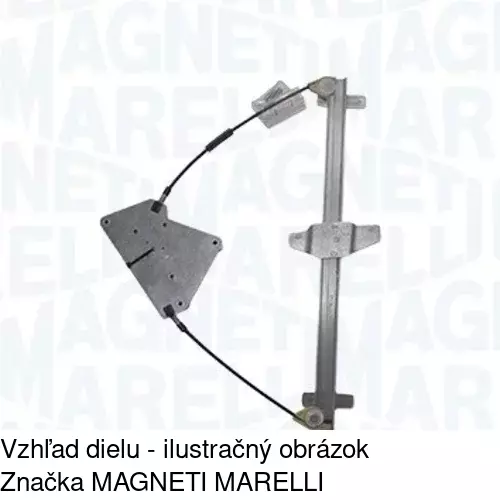 Elektrický mechanizmus okna dverí POLCAR 3256PSE2 - obr. 1