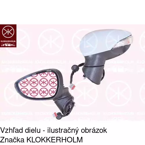 Vonkajšie zrkadlo POLCAR 32B1514M - obr. 1