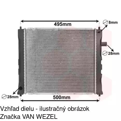 Chladiče vody POLCAR 381908A1 - obr. 2